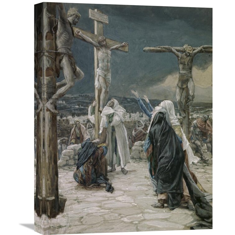 Global Gallery Death Of Jesus On Canvas by James Tissot Print